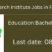 Oil Seeds Research Institute Jobs 2023 Online Apply Applypakjobs.pk