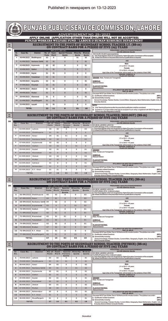 Advt No 29 2023 13 12 2023 X7 Version Pdf