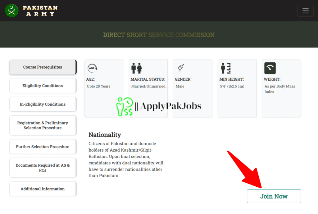 Join Pakistan Army As Captain Latest Jobs Online Apply