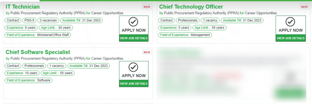 Latest Public Procurement Regulatory Authority Jobs 2023