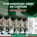 Join Pakistan Army As Captain Lady Cadet Latest Course 2024