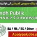 Latest Sindh Public Service Commission Jobs 2024